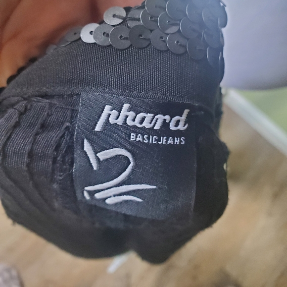 Phard Black All Sequin Button Blazer/Jacket (L) - Picture 5 of 5